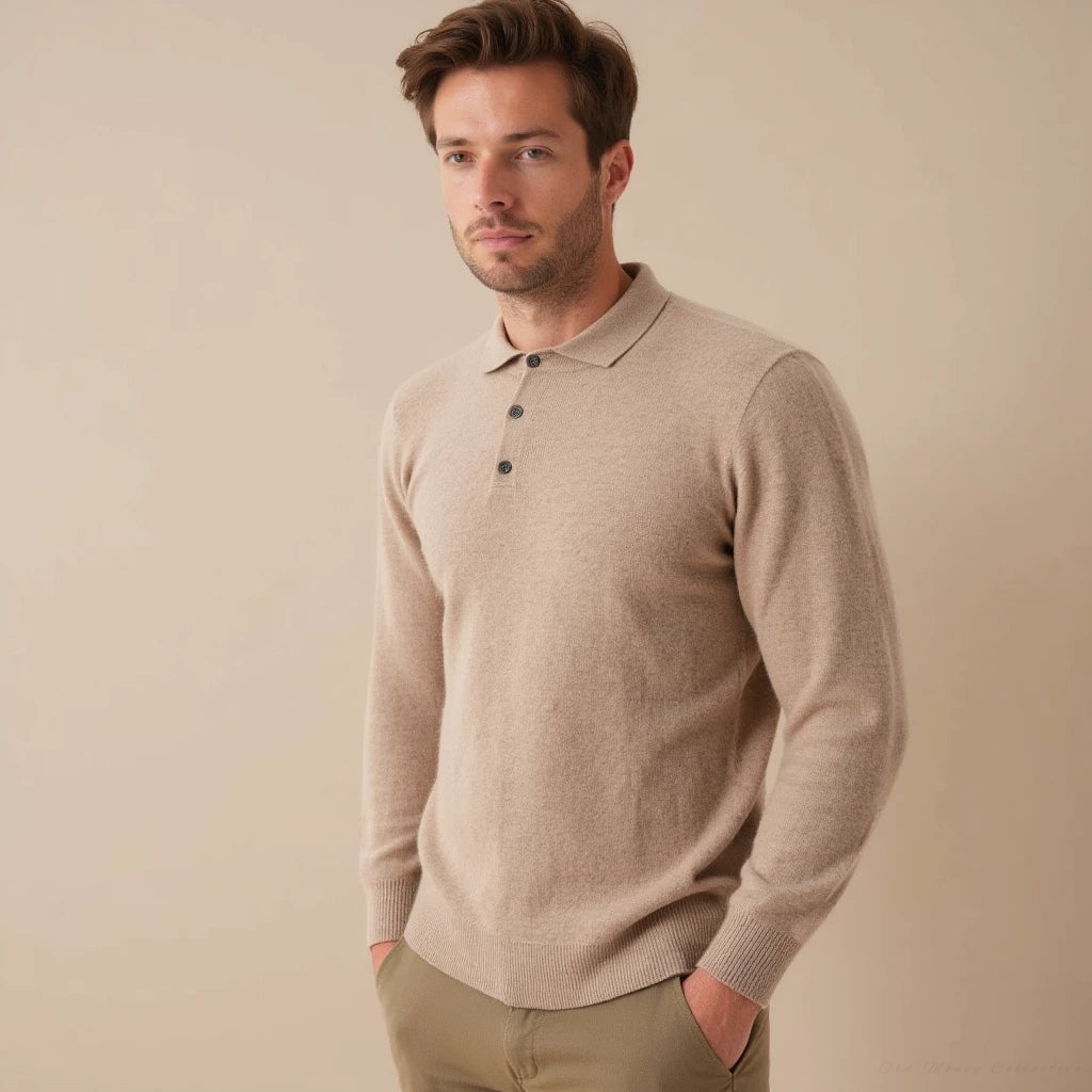 Premium Cashmere Button Knit