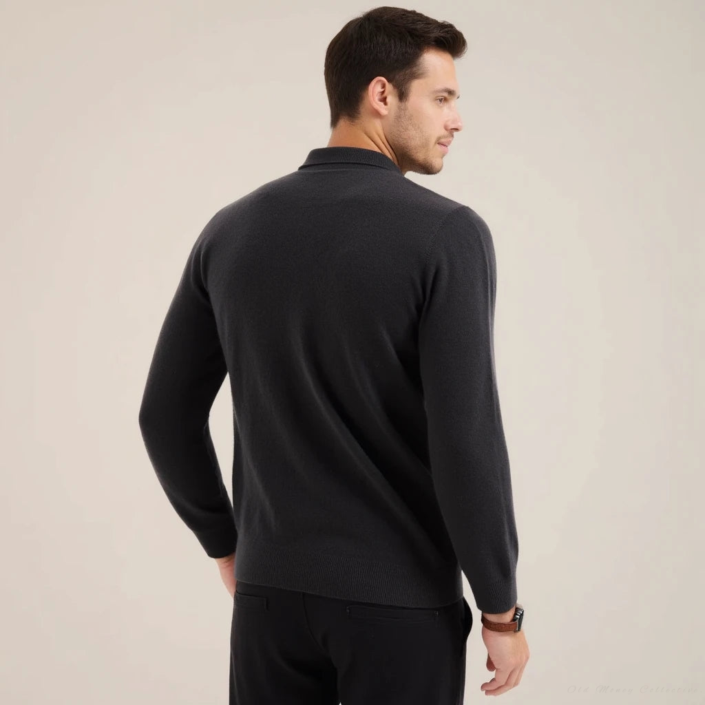 Premium Cashmere Button Knit