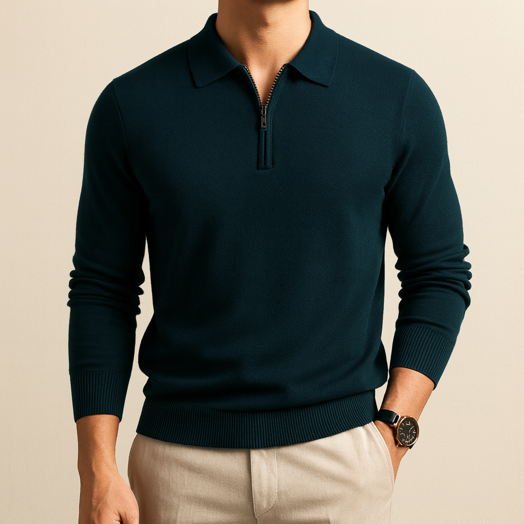 Essential Luxe Zip Knit