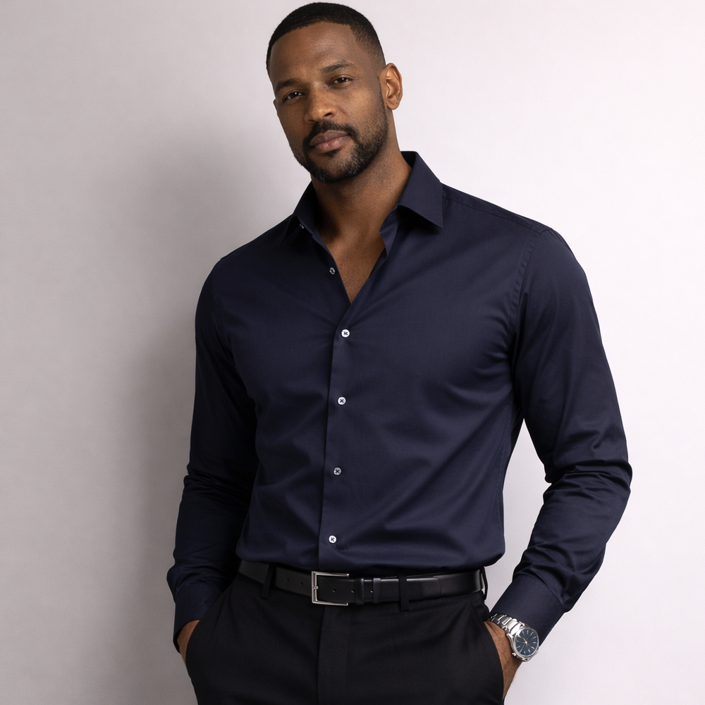 360° Motion Long Sleeve — Deep Navy