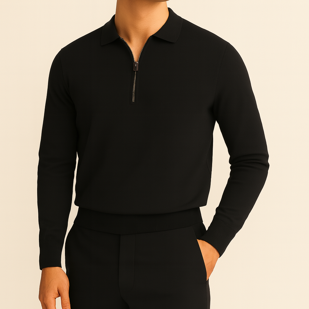 Essential Luxe Zip Knit