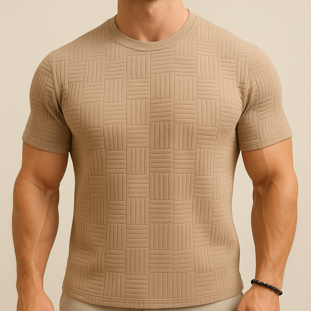 Geometric Jacquard Crew