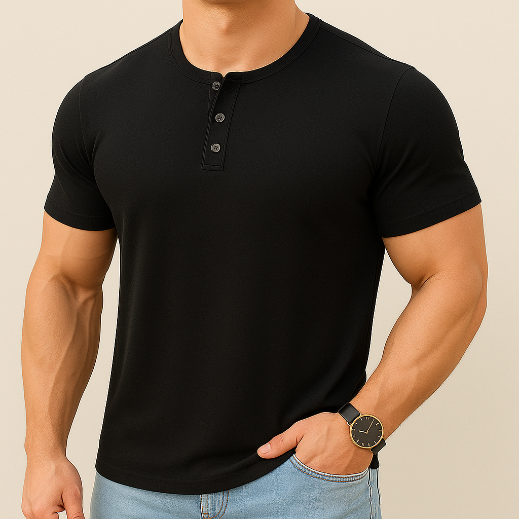 Signature Muscle Fit Henley