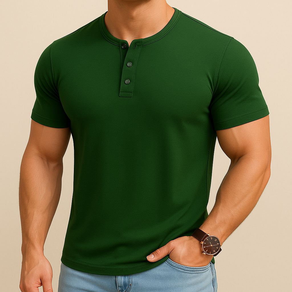 Signature Muscle Fit Henley