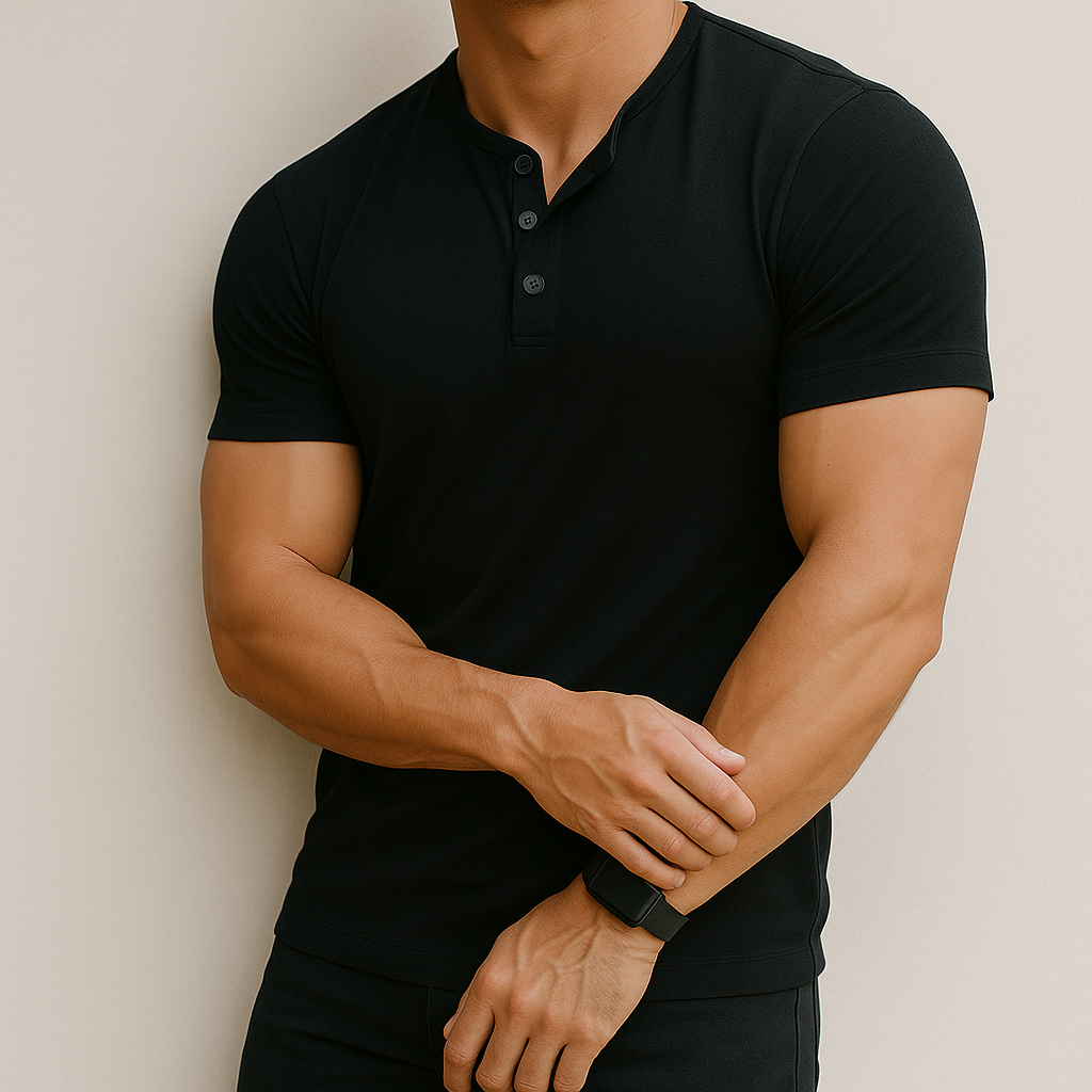 Essential Muscle Fit Henley
