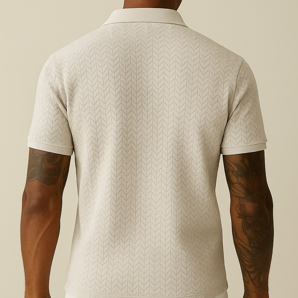 Heritage Chevron Knit Polo