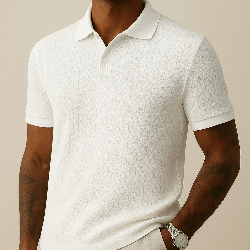 Heritage Chevron Knit Polo