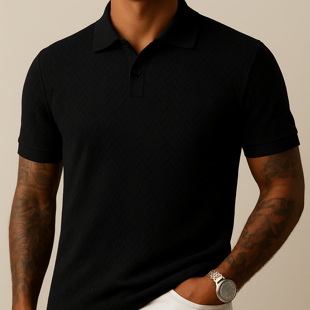 Heritage Chevron Knit Polo