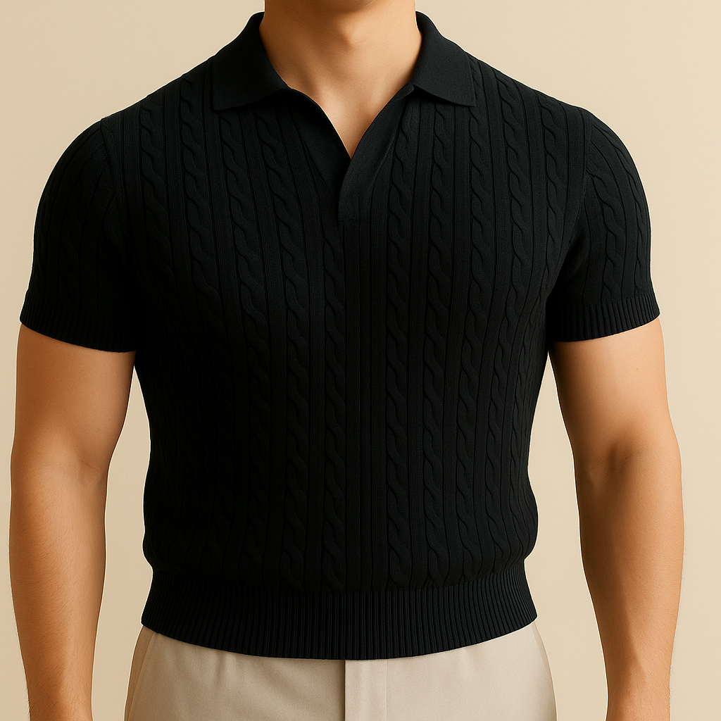 Signature Cable Knit Polo