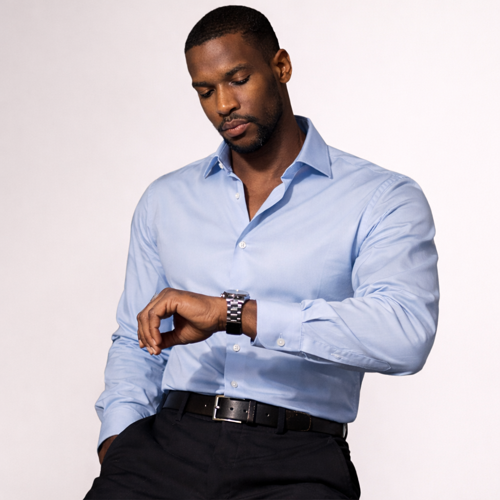 360° Motion Long Sleeve — Sky Blue