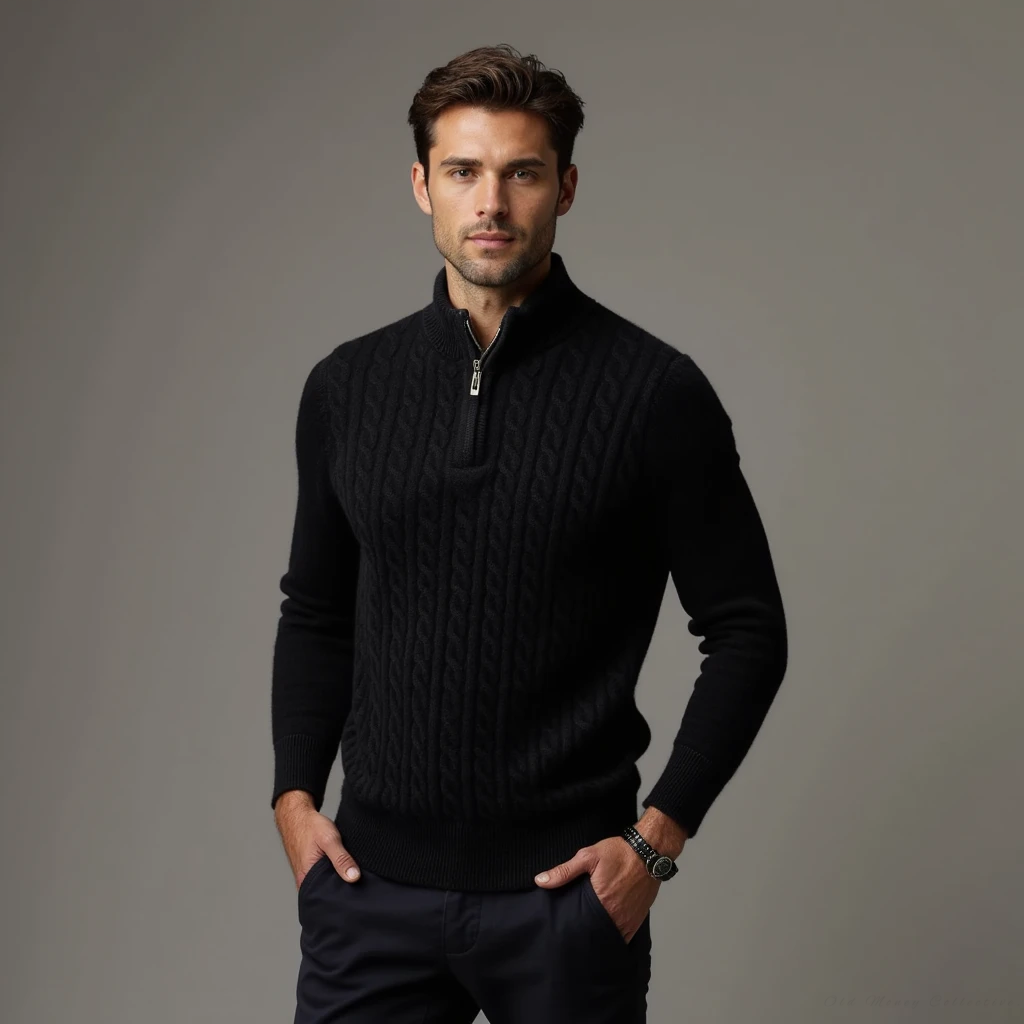 Aspen Cable Knit Half-Zip