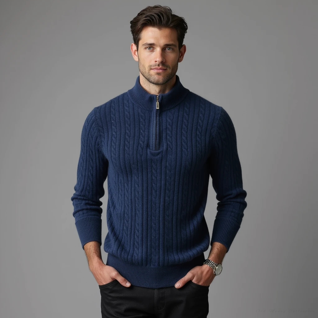 Aspen Cable Knit Half-Zip