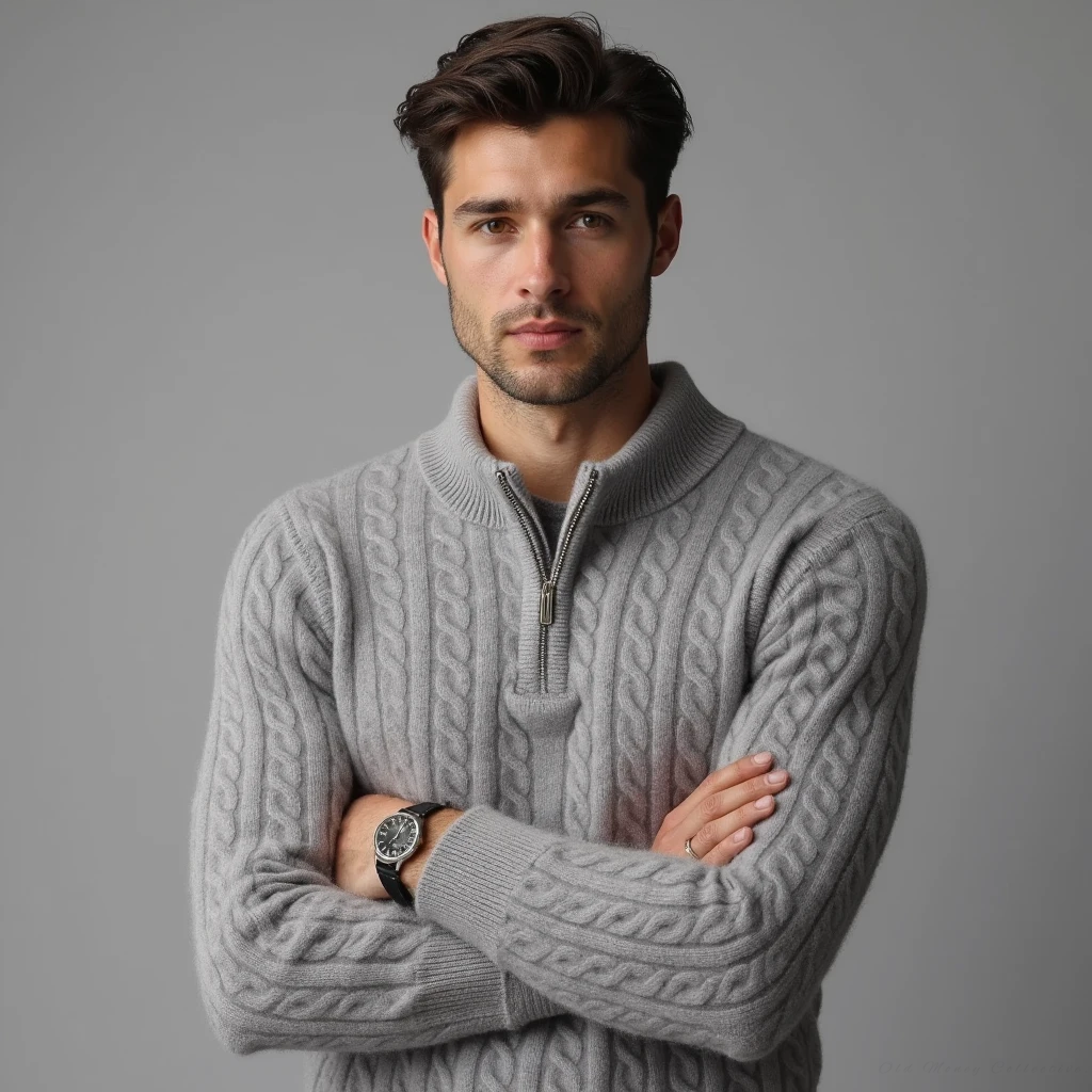 Aspen Cable Knit Half-Zip