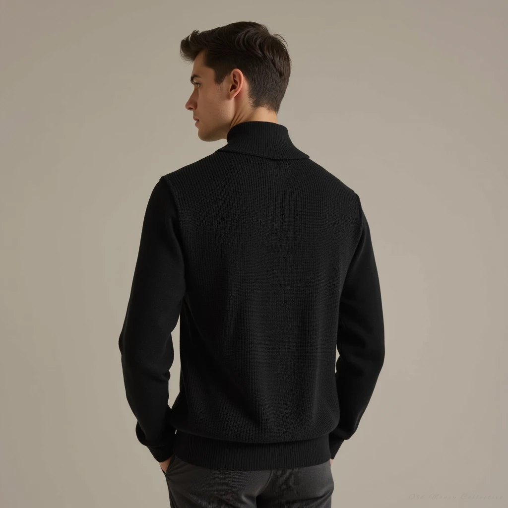 Aspen Cotton Zip-Neck Knit