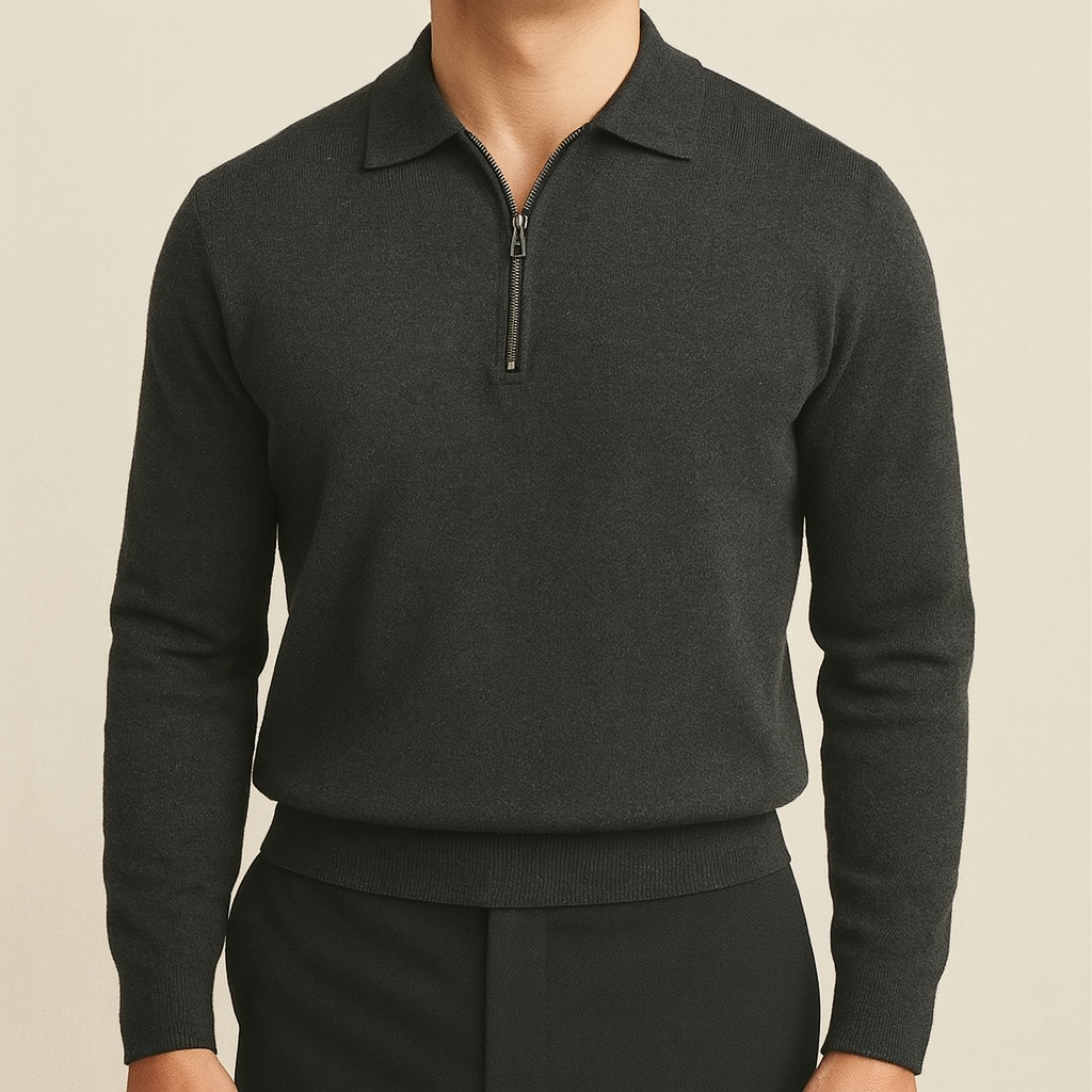 Essential Luxe Zip Knit