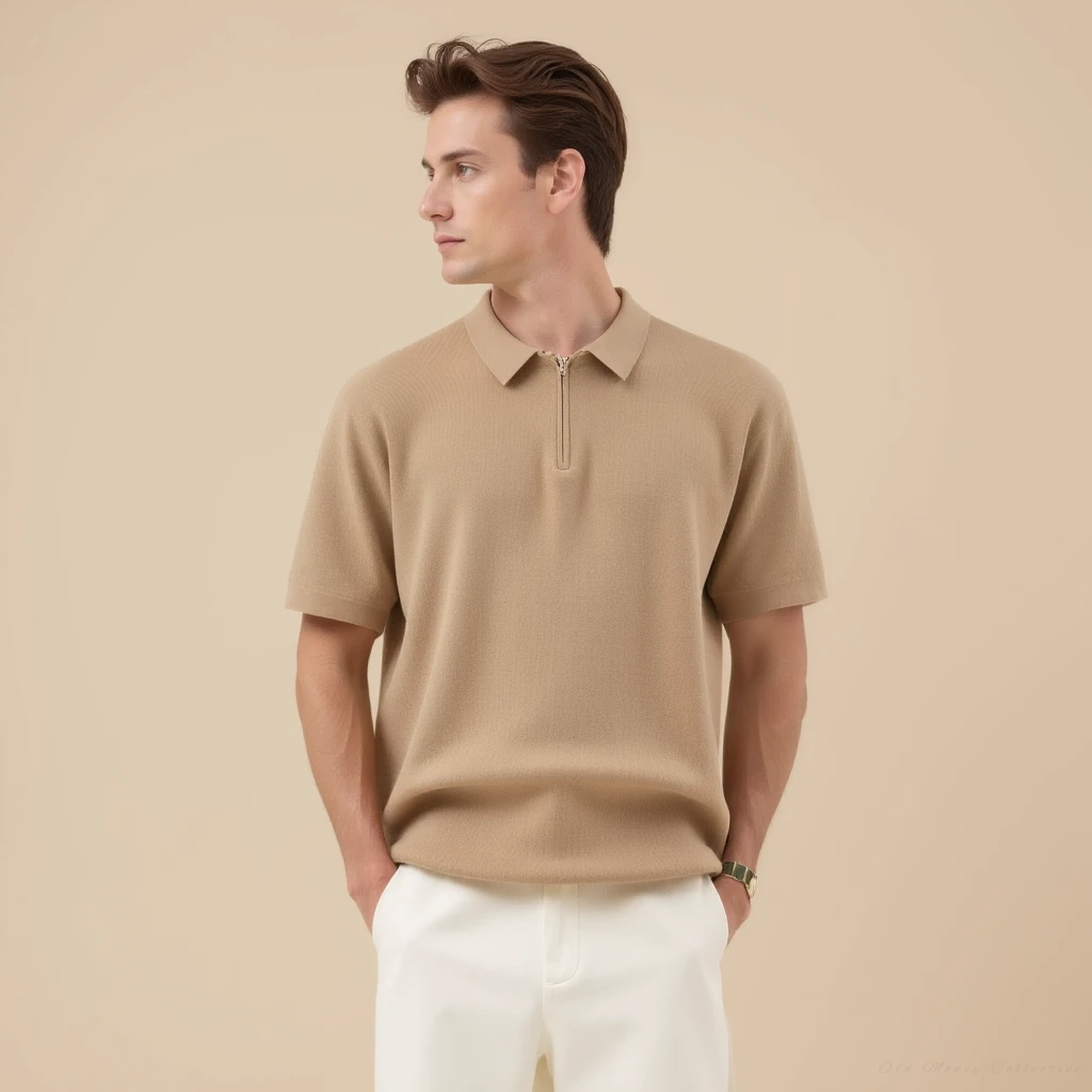 Marbella Breathable Zip Polo