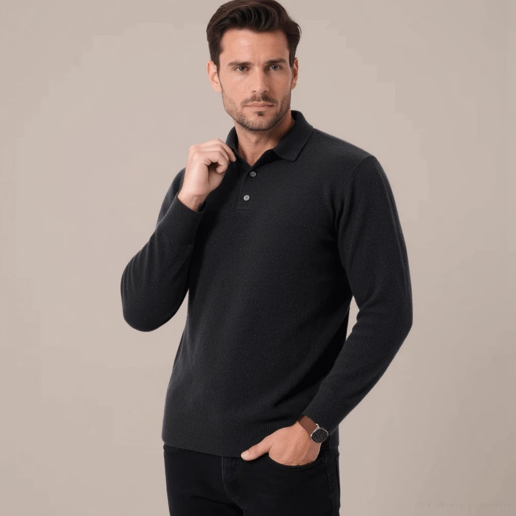 Premium Cashmere Button Knit