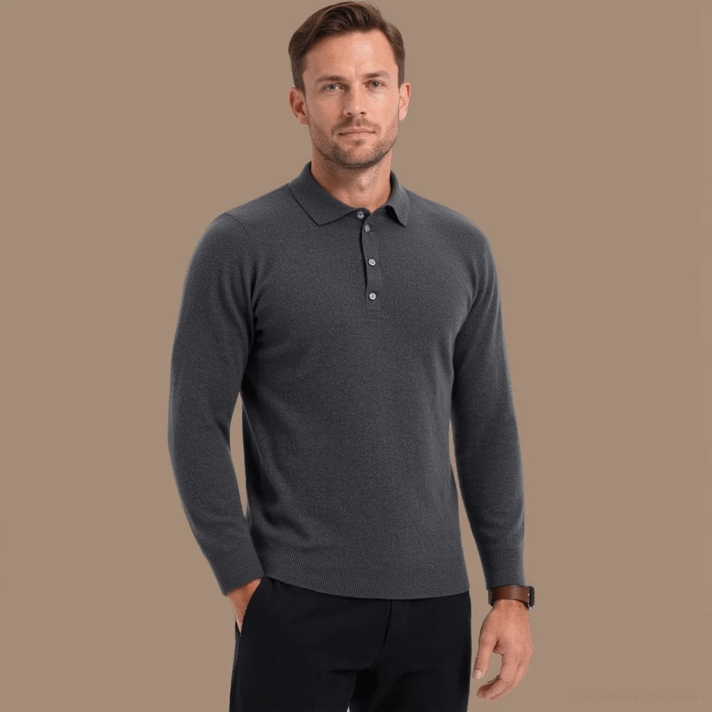 Premium Cashmere Button Knit