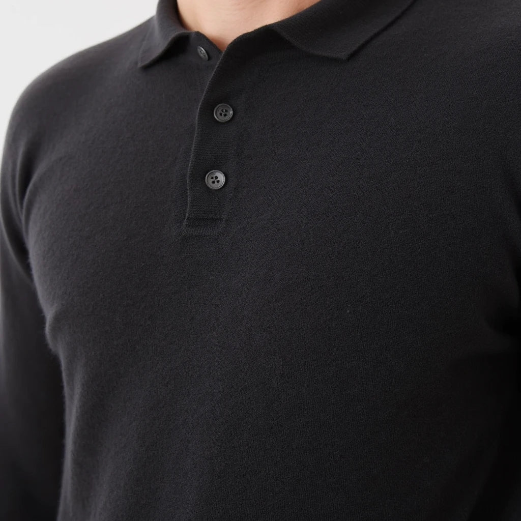 Premium Cashmere Button Knit